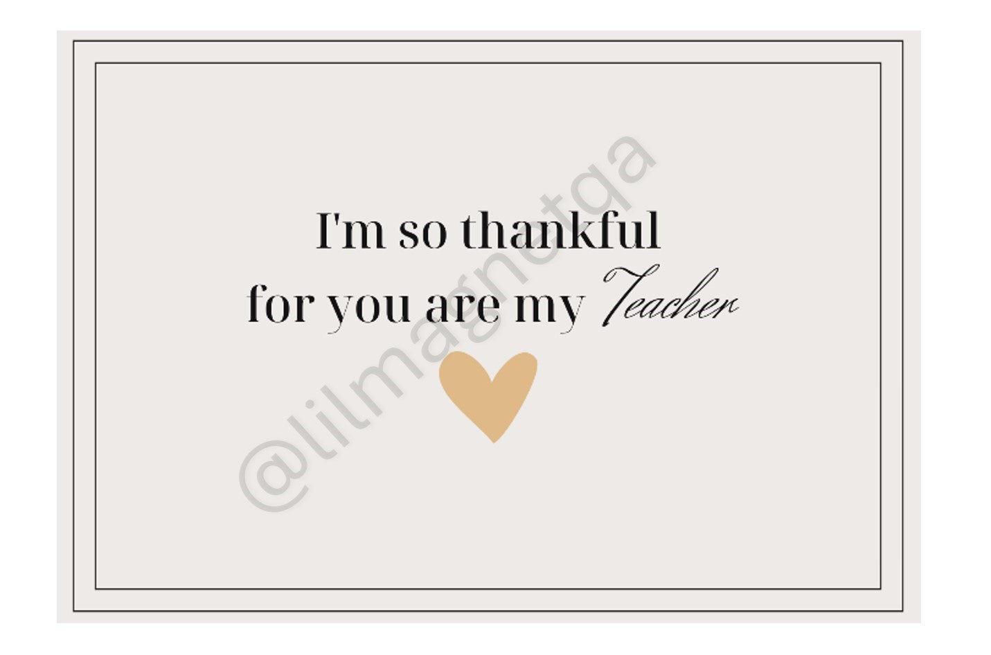 Teacher's Day - English